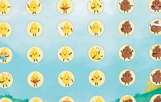 Stickers plakken